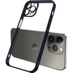 Ally Fashion Series İphone 13 Pro 6.1İnç Kılıf Renkli Kenar Lazer Çerçeveli Silikon Kılıf-(5775)