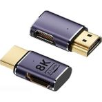 Ally HDMI To HDMI 8k 2.1uhd Mıknatıs Başlıklı Çevirici Otg Adaptör - Füme