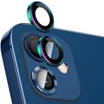 ALLY İphone 12 - 12 Mini 3D Metal Çerçeveli Kamera Lens Koruyucu-(5775)