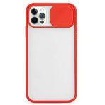 Ally İphone 12 6.1 Kamera Koruyucu Sürgülü Şeffaf Kılıf-(5775)