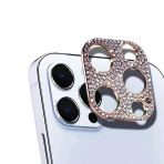 Ally İphone 12 Kamera Koruyucu Lens Diamond Taş İşlemeli-(5775)