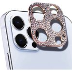 Ally İphone 12 Pro Max Kamera Koruyucu Lens Diamond Taş İşlemeli-(5775)