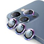 Ally İphone 13 -13 3D Metal Çerçeveli Kamera Lens Koruyucu-(5775)