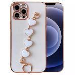 Ally Iphone 13 6.7Inç Kılıf Bileklik Tutuculu Lüx Silikon Askılı Kılıf-(5775)