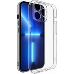 Ally İphone 13 Pro 6.1İnç Kılıf Kamera Korumalı Ultra İnce Şeffaf Silikon Kılıf-(5775)