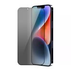 Ally İphone 14 6.7 3D Full Privacy Gizlilik Cam Ekran Koruyucu Anti-Spy-(5775)