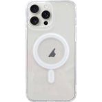 Ally İphone 15 Pro Max Magsafe Uyumlu Manyetik Şeffaf Silikon Kılıf-(5775)