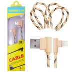 Ally İphone Lightning Eğik Başlı Halat Usb Kablo 1Metre-(5775)