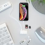 Ally İPhone Lightning To Tf,Sd Card Reader Usb 3.Kamera Adaptörü