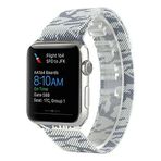 Ally iWatch 4-5 44 mm 1-2-3 42 mm Kayış Kordon Metal Milano Loop Kamuflaj