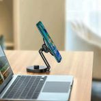 Ally Le-07 Torpido Üstü Araç Iç ve Masa Üstüi Magsafe Telefon TUTUCU-(5775) - HS7391-5626 - Siyah - Renkli