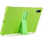 Ally Lenovo Tab P11 Pro TB-J706 Standlı Silikon Kılıf Tablet Kılıfı - Fıstık Yeşili