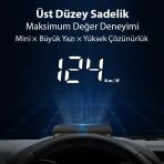 Ally M3 Hud Obd2 Head-Up Display Dijital Hız Göstergesi E-Obd Ve Gps Destekli Obd Arayüzlü - Alarmlı Ön Cam Ekran Projektör-1852