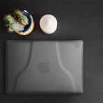 Ally Macbook Air 13A1466/1363 Portatif Alt Üst KILIF+ÇANTA-1852 - Belirtilmemiş - Gri