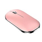 Ally MC 502 Premium Type-C Şarjlı Kablosuz Bluetooth Lazer Mouse pembe