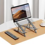 Ally MC N3-2 Gri Katlanabilir Metal Masaüstü Laptop Standı