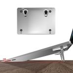 Ally Metal Mini Laptop-tablet Masa Üzeri Tutucu Stand Siyah,gri