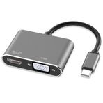 Ally Multiport Usb Type C To HDMİ+VGA HUB Çevirici Adeptör
