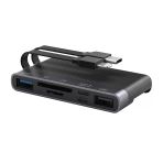 Ally Nk-1048Hd 6İn1 Usb + Type-C + Lightning + Sd-Tf Kart Okuyucu Çevirici Adaptör-(5775)