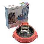 Ally Paws Askı Aparatlı Köpek Mama ve Su Kabı Renkli