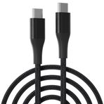 ALLY PD 100W 5A Hızlı Şarj Usb Type-C Kablo 1Metre Kevlar Kablo-(5775)