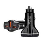 Ally Pd62 2xtype-c + Usb 78w Araç Çakmaklik Hizli Sarj Aleti Araç Sarji