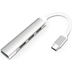 Ally S-803 4in1 Type-C To 4x Usb3.0 Hub Çoğaltıcı Çevirici Dönüştürücü Adaptör - Gri