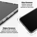 Ally Samsung Galaxy A33 5G Kılıf Kamera Korumalı Ultra İnce Şeffaf Silikon Kılıf-(5775)