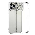Ally Series Iphone 11 Kılıf Renkli Kenar Lazer Çerçeveli Silikon Kılıf-(5775)