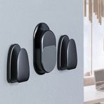 Ally Suction Hook 3 Parça Siyah Mıknatıslı Araç Ev Kablo Tutucu