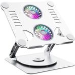 Ally T619g 360° Dönebilen Alüminyum Alaşım Soğutucu Masaüstü Laptop Standı-(5775)