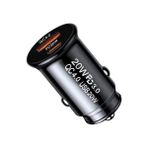 Ally TE-P10 Araç İçi Çakmaklık Hızlı Şarj Başlığı 20W USB ve Type-C Çıkışlı Uyumlu Modellerle