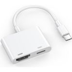 Ally Type C To 4K Hdmı 100W Type C Çevirici Iphone 15 Iphone 16 Android - Beyaz