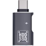 Ally Type-C To Şarj + Otg 3.0 Dönüştürücü Adaptör - Siyah