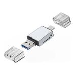 Ally USB 3.0+Type-C+Lightning Sd Kart Okuyucu - Hızlı Card READER-(5775)