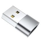 Ally USB To Type-C Dişi Çevirici Dönüştürücü Adaptör - Gümüş
