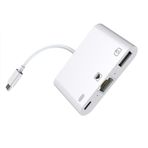 Ally USB Type-C 3 in 1 Ethernet RJ45 ve USB Kamera Adaptörü