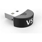 Ally V5.0 USB Bluetooth 5.0 Dongle Adaptör Çoklu Cihaz Uyumluluğu ile Hafif ve Taşınabilir