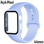 Ally Watch 4-5-6 44Mm Silikon Kordon Kayış Ekran Koruyucu Kılıf-(5775)