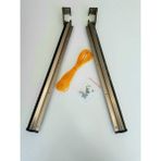 Alm Alüminyum Çamaşır Kurutmalık Balkon Çamaşır Askılığı Kare 60 x 25 mm. Bronz