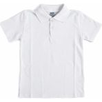 Alm Beyaz Kısa Kol Düz Yakalı 6-16 Yaş Çocuk Okul Lakos Tişört T-Shirt - 80238-BEYAZ - 12 Yaş