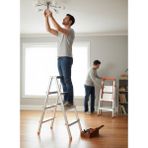 ALM MERDİVEN 4+4 Basamaklı Çift Taraflı Merdiven