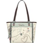 Alma Kadın Shopper Çanta 31 cm Şık ve Geniş Çok Gözlü Günlük Omuz Çantası - Çok Renkli
