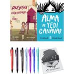 Alma ve Yedi Canavar ve Duygu Günlüğüm Mira Stres Kulübesi'nden Ayrılıyor 2'li Set - Kalem