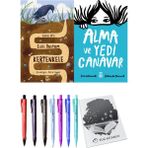 Alma ve Yedi Canavar ve Eski Dostum Kertenkele 2'li Set - Kalem