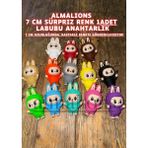 Almalions Sürpriz Renkte Labubu Anahtarlık - Çanta Süsü - Çanta Charmı - 7 cm - Plastik Figür - Tekli
