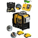 Alman 360° 12 Köşe 50 Metre Ölçüm 2 Akülü Yeşil Çizgili Hizalama Lazer Metre Çizgi Hizalama Makines