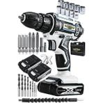 Alman DW0512 Darbeli 27 Pcs Set Şarjlı 2x Akülü Vidalama Matkap Titanyum Sargı Motor