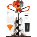 Alman GTX52 150 mm Çelik Şanzuman benzinli Toprak Burgu Makinesi Fidan Dikme Makinesi