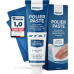 Alman Kalitesi Prınox 150 ml Polisaj Macunu + Bez Çizik ve Matlık Giderici - Mavi